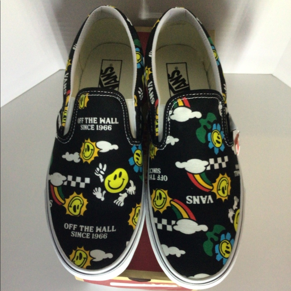 Vans Slip-On Better Day Black & White Skate Shoes.